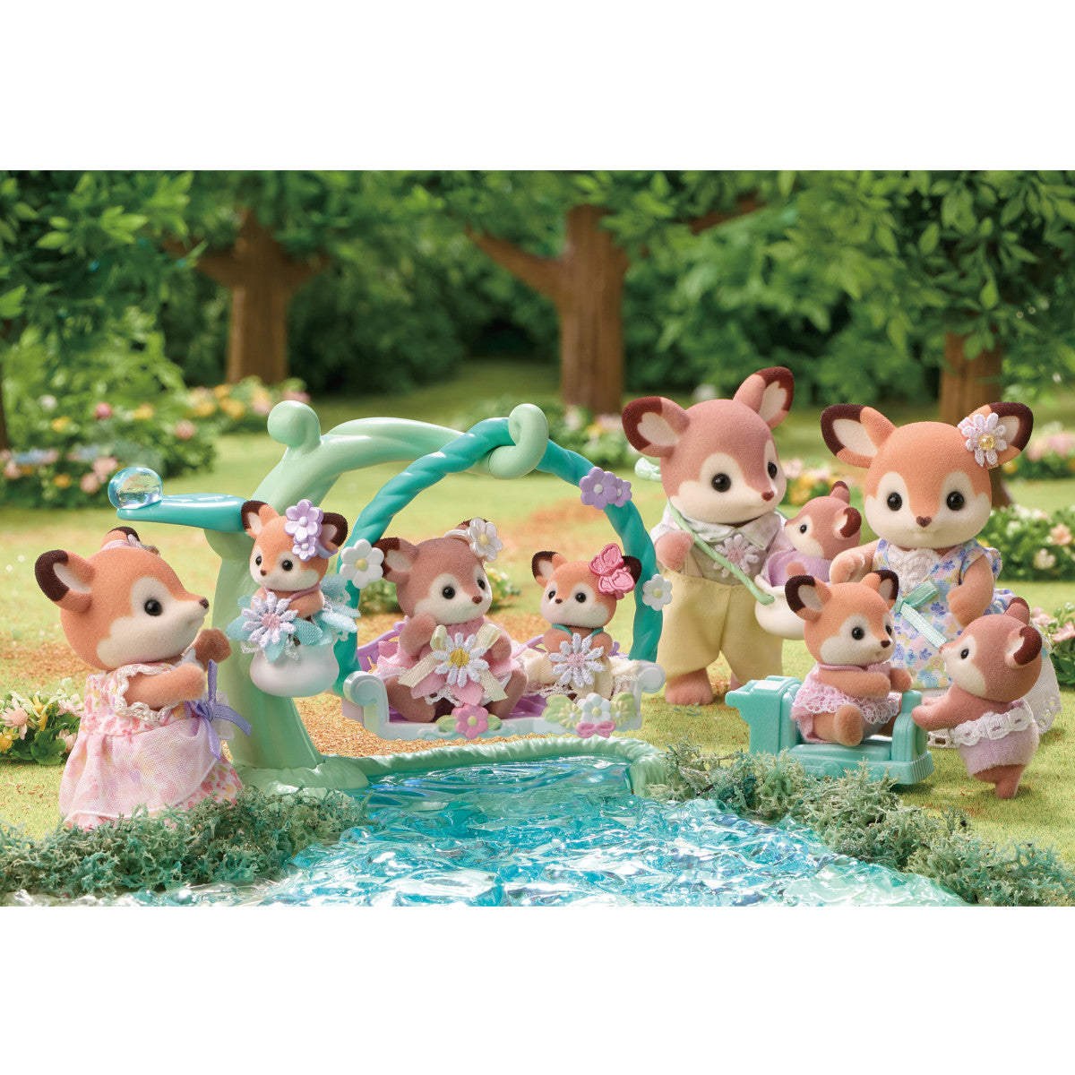 Calico Critters • Sylvanian Families, Deer Family, Imported Japan