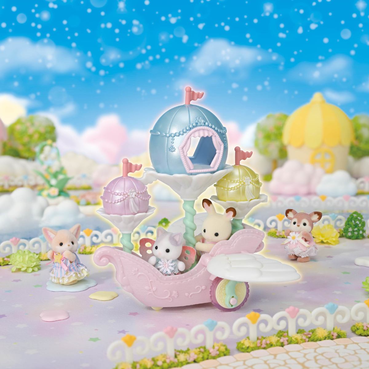 Calico Critters • Floral Fantasy Skyship Set