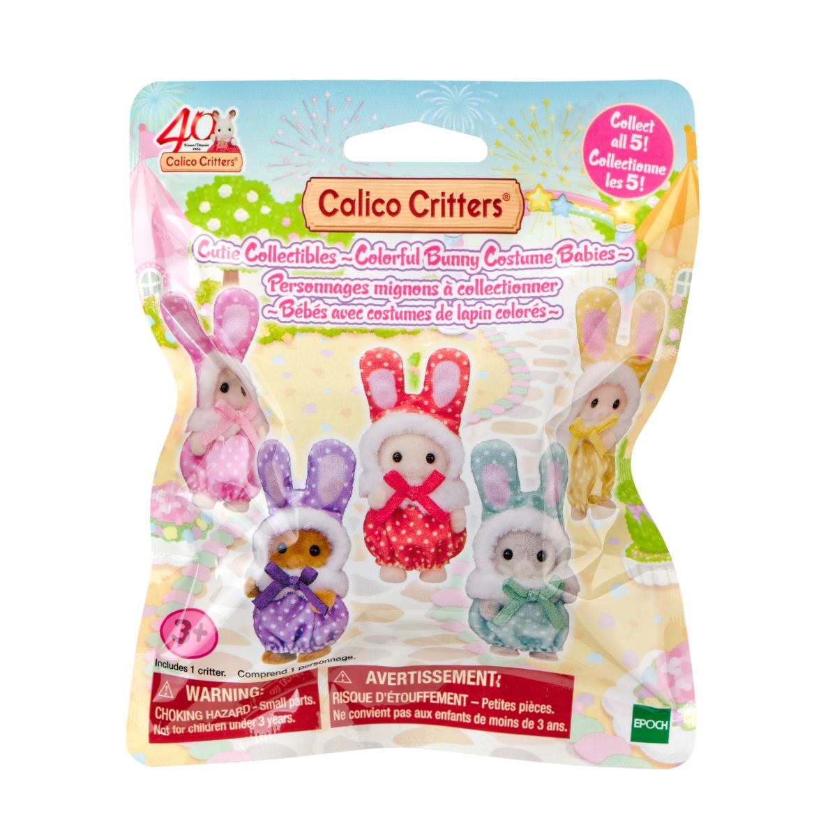 Calico Critters • Colorful Bunny Costume Babies Blind Bag