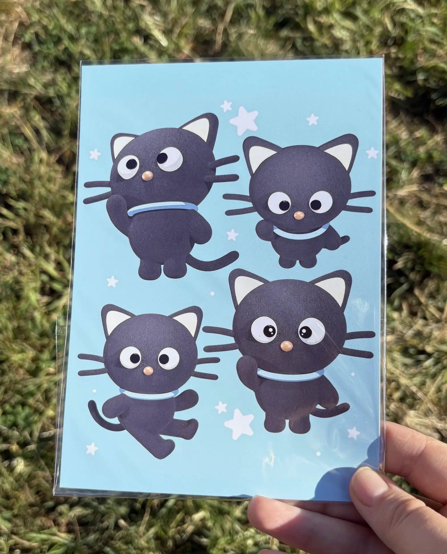 Megoogs Draws • Chococat Sanrio Mini 5” x 7” Print