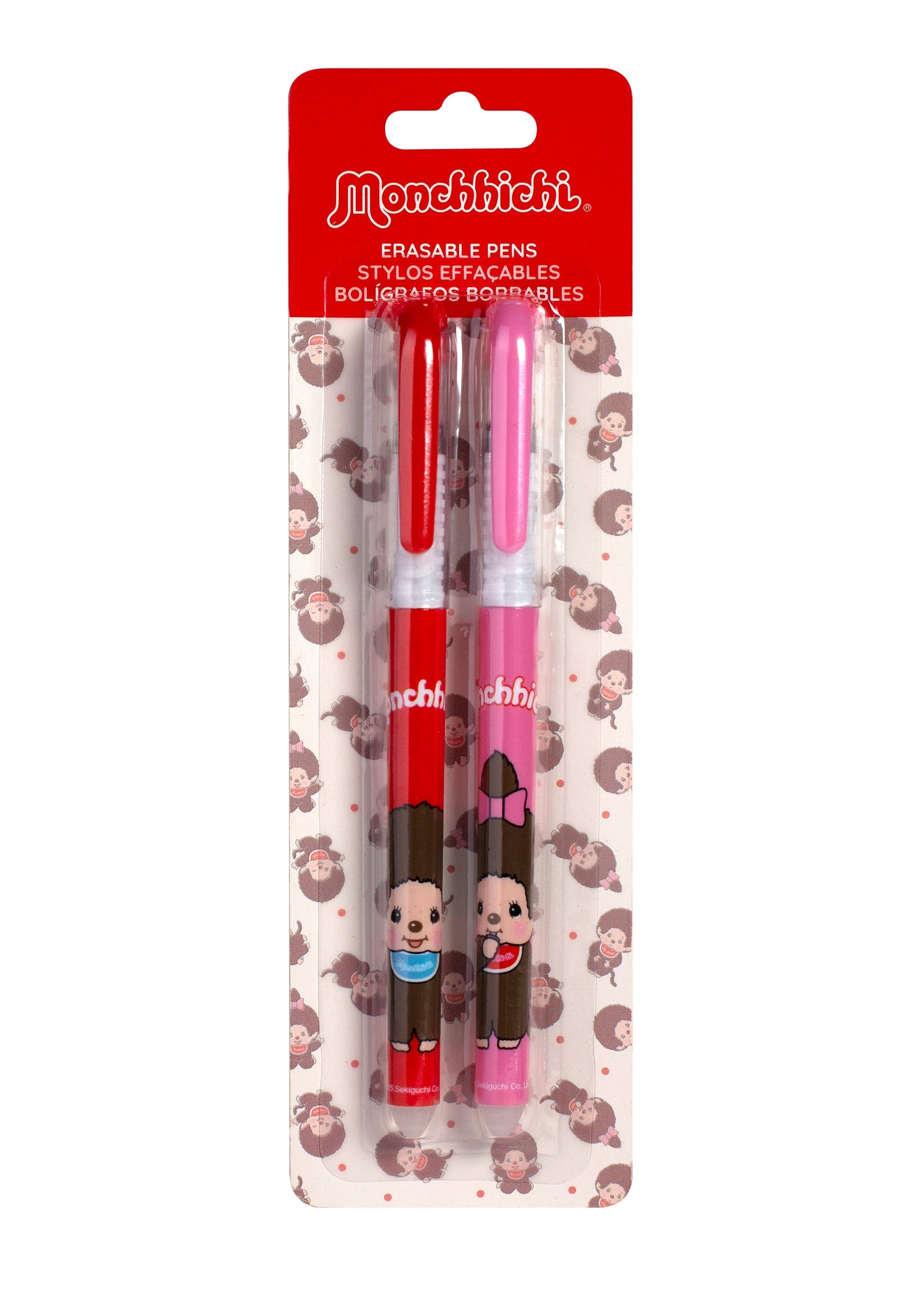 Monchhichi • Erasable Pens, 2pc