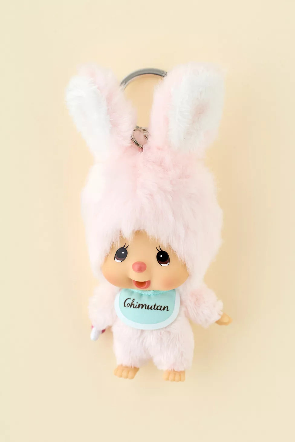 Monchhichi • Chimutan Pink Bunny Plush Keychain