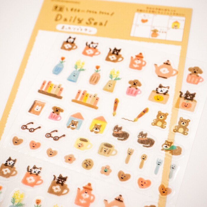 Color Themed Journal Planner Stickers, Imported Japan
