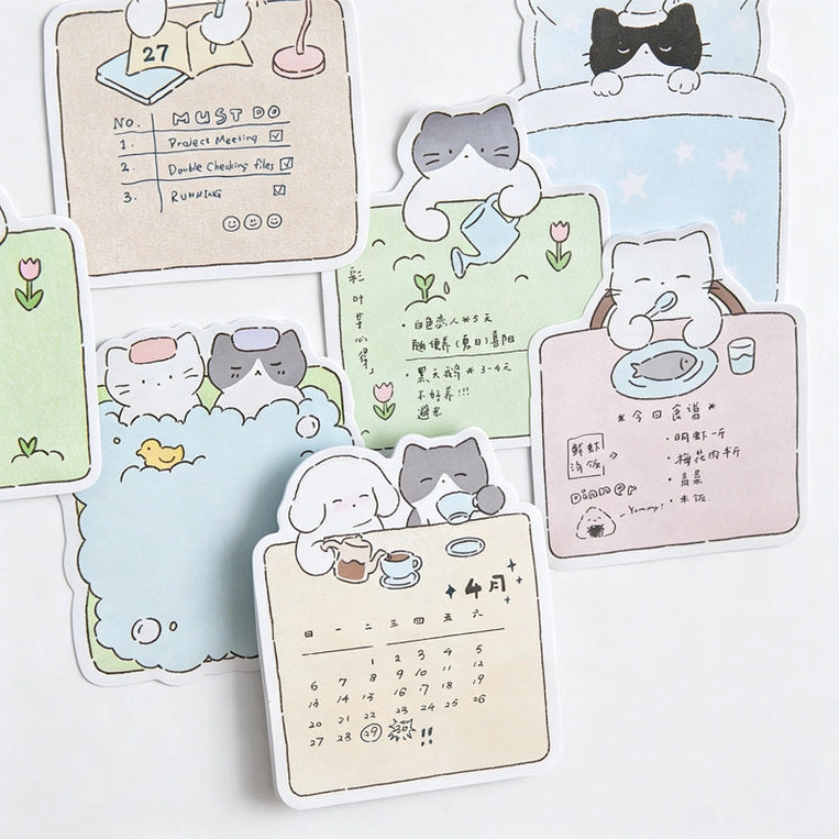 Kitty Cat Post-It Memos