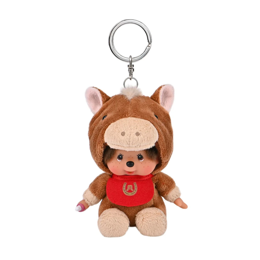 Monchhichi • Sitting Horse Plush Keychain
