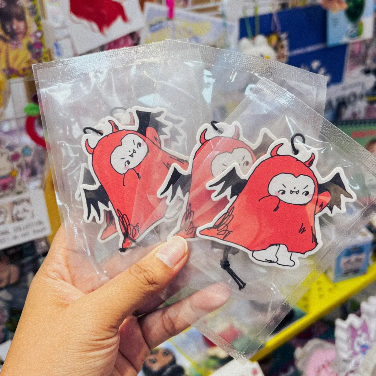 Tabetaaii • Devil Bunny Cherry-Scented Air Freshener