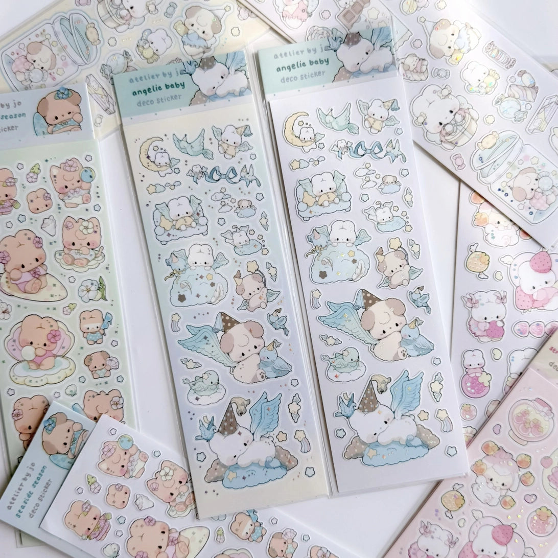 Atelier by Jo • Angelic Baby Deco Sticker Sheet