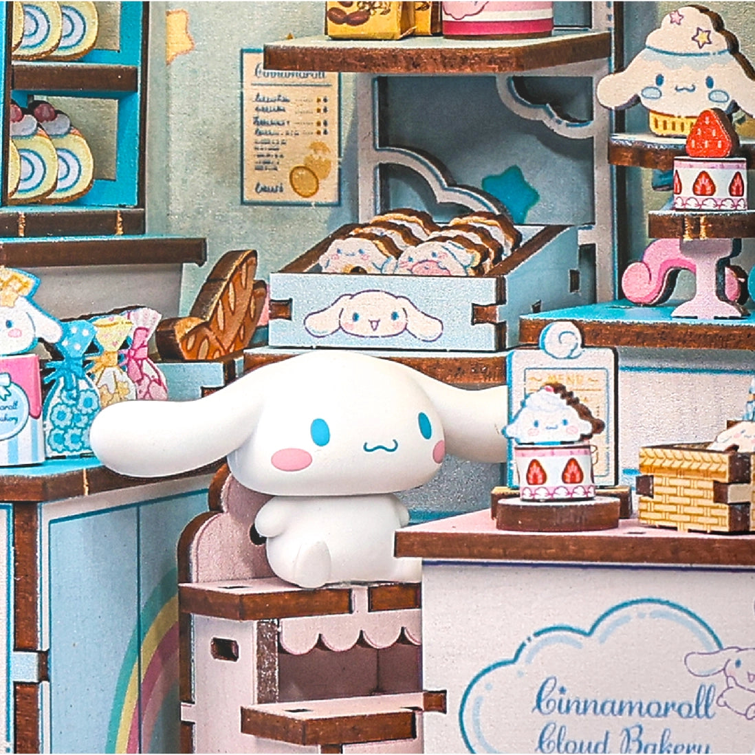 Hands Craft • Cinnamoroll Cloud Bakery DIY Book Nook Kit