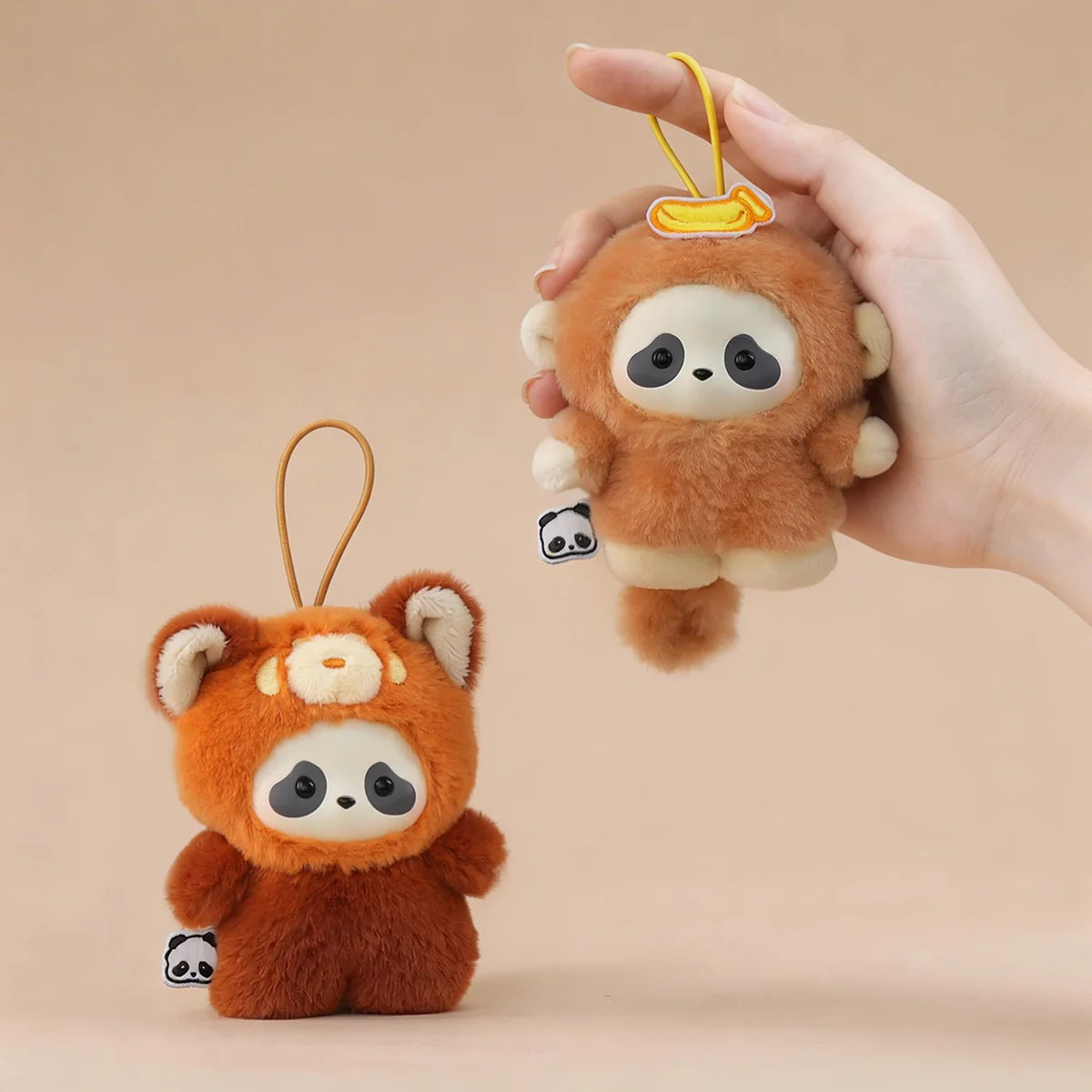 Panda Roll • The Zoo in Hands Series Plushie Keychain Blind Box