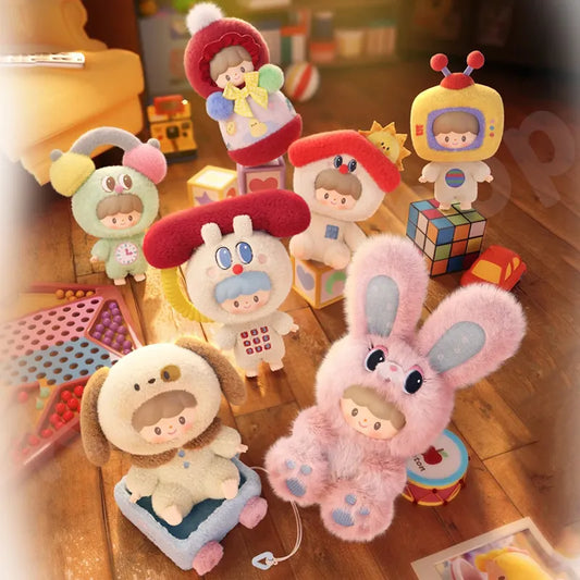 Zzoton • Happy Childhood Series Plush Keychain Blind Box