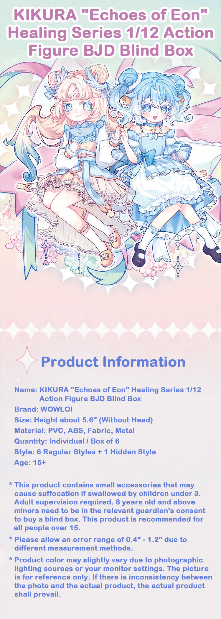 Kikura • Echoes of Eon Healing Series 1/12 BJD Blind Box