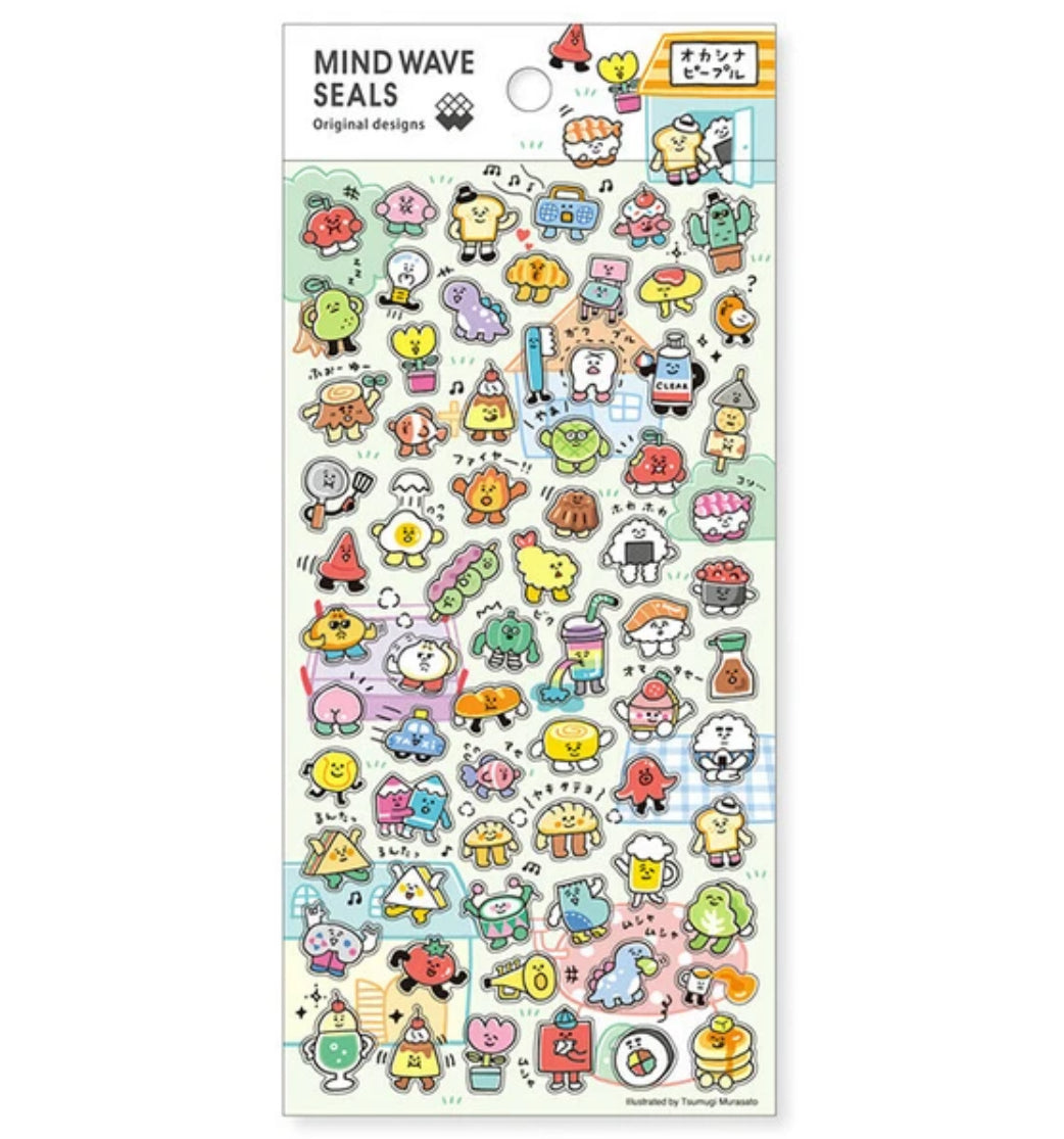 Assorted Cute Characters Stickers, Imported Japan