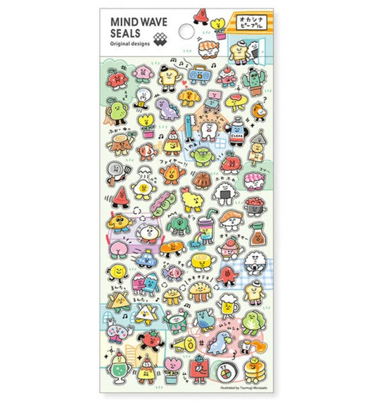 Assorted Cute Characters Stickers, Imported Japan