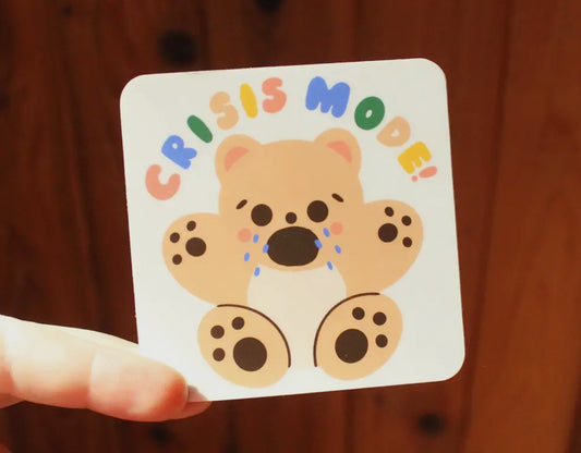 Tender Ghost • Crisis Mode Vinyl Sticker