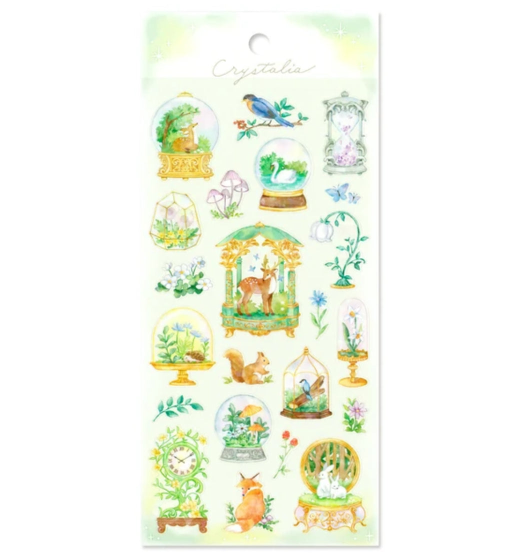 Nature Terrarium Sticker Sheet, Imported Japan
