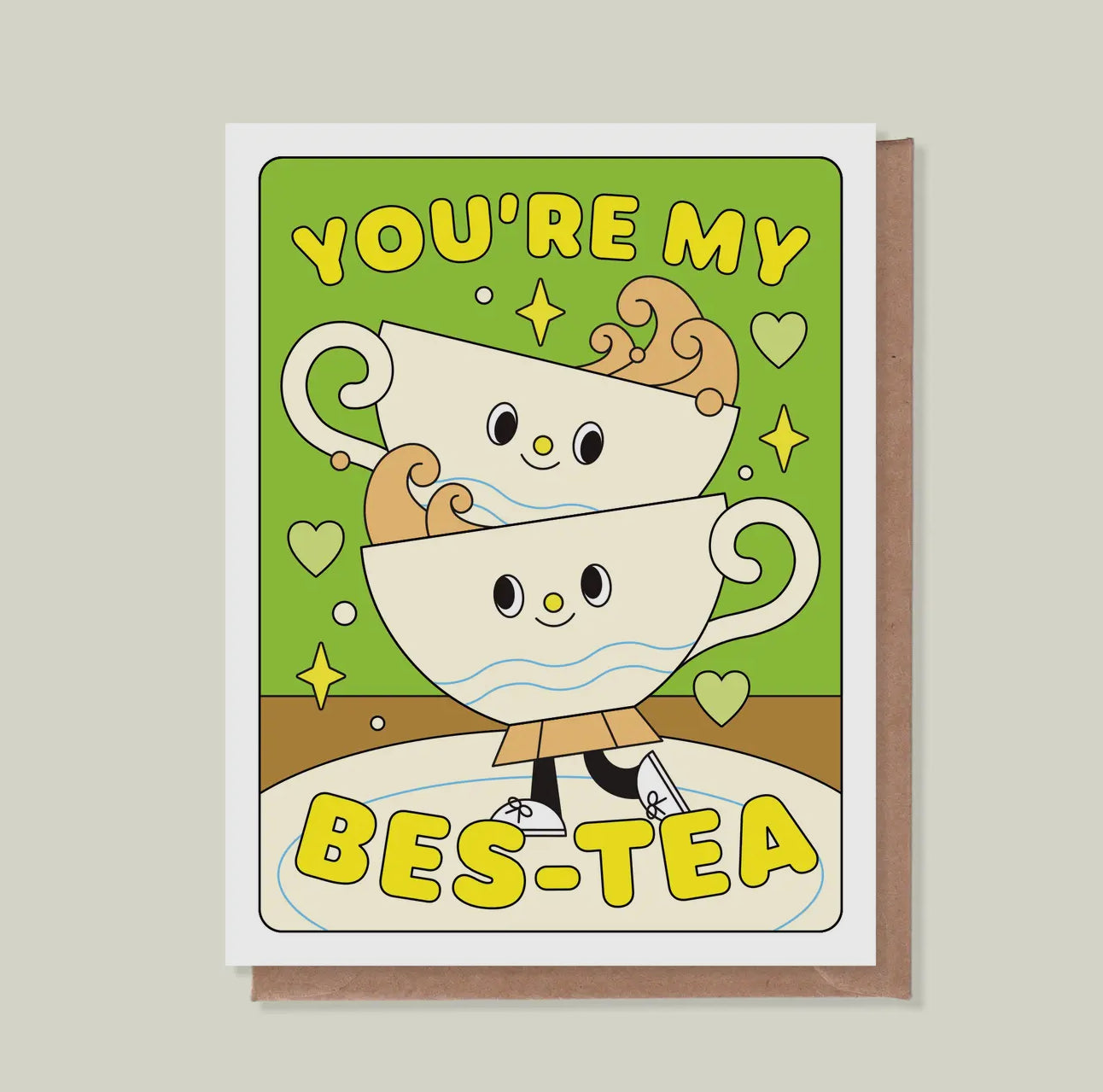 Épée Lapin Studio • You’re My Bestea Greeting Card