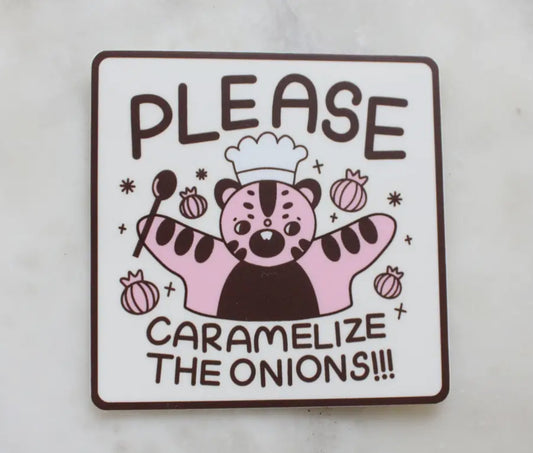 Tender Ghost • Caramelized Onion Vinyl Sticker