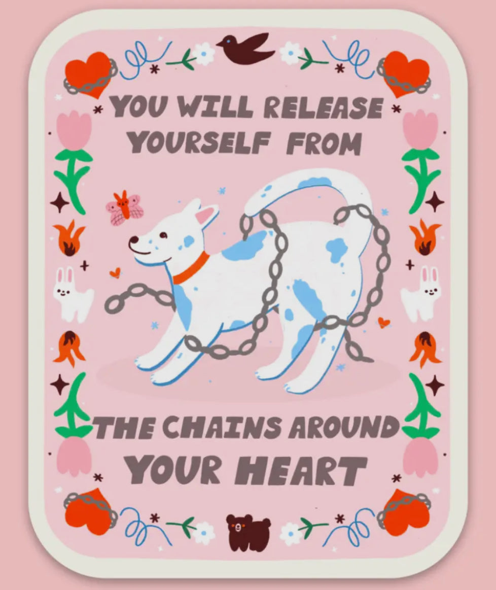 Tender Ghost • Release Yourself Vinyl Sticker