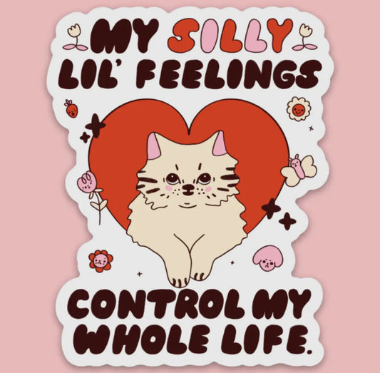 Tender Ghost • My Silly Lil Feelings Vinyl Sticker