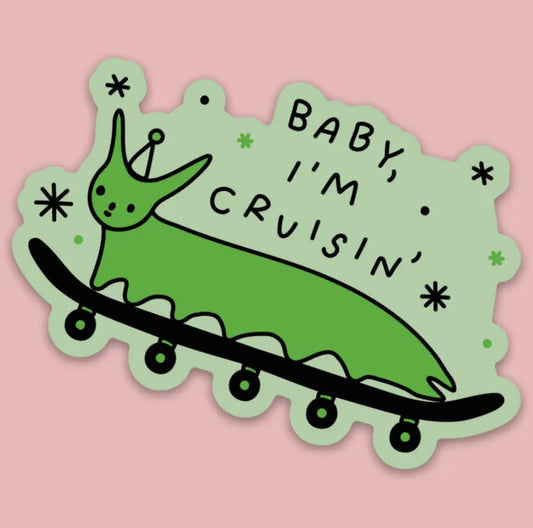 Tender Ghost • Baby, I’m Cruising Vinyl Sticker