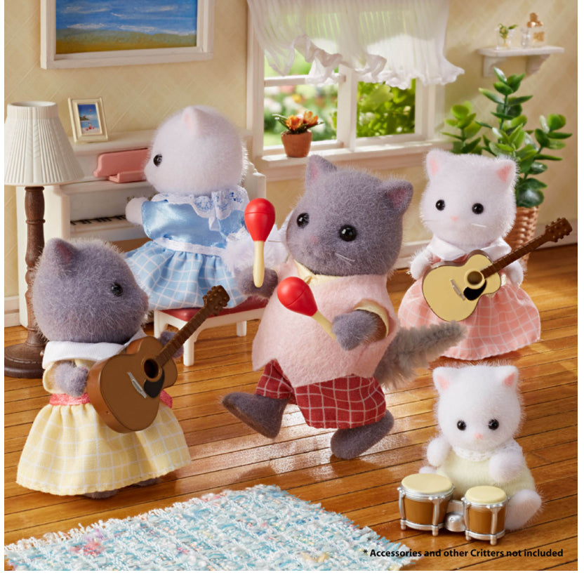 Calico Critters • Persian Cat Family