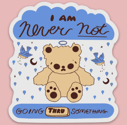 Tender Ghost • Going Thru Something Vinyl Sticker