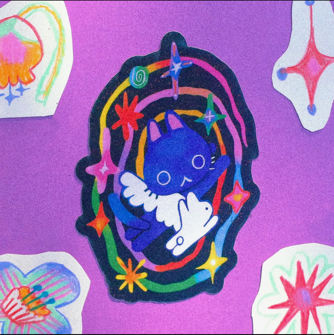 Odd Rabbits • Space Exploration with Maebee & Bean Vinyl Sticker