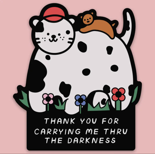 Tender Ghost • Through the Darkness Vinyl Sticker