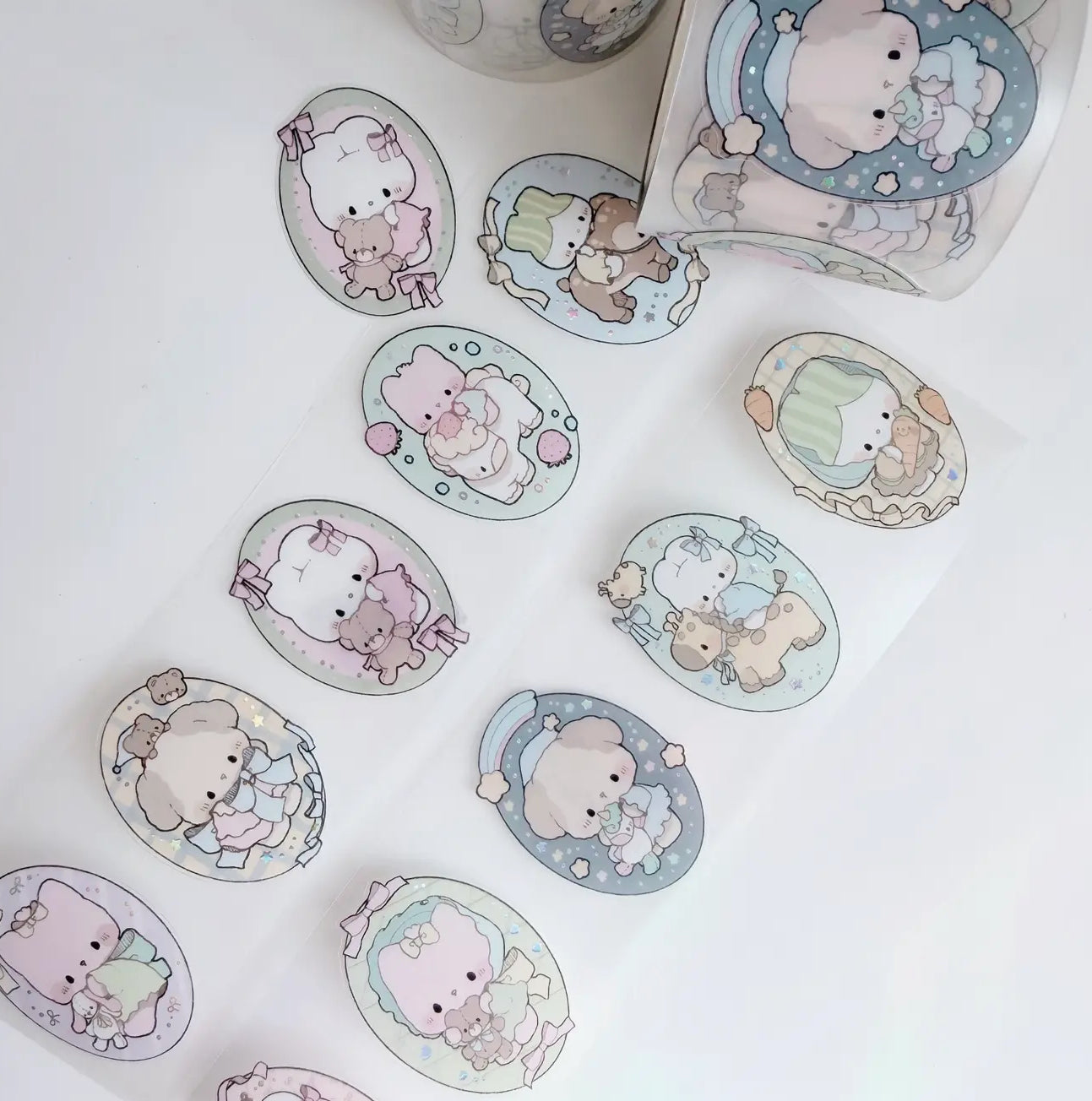 Atelier by Jo • Oval Characters, Washi Tape