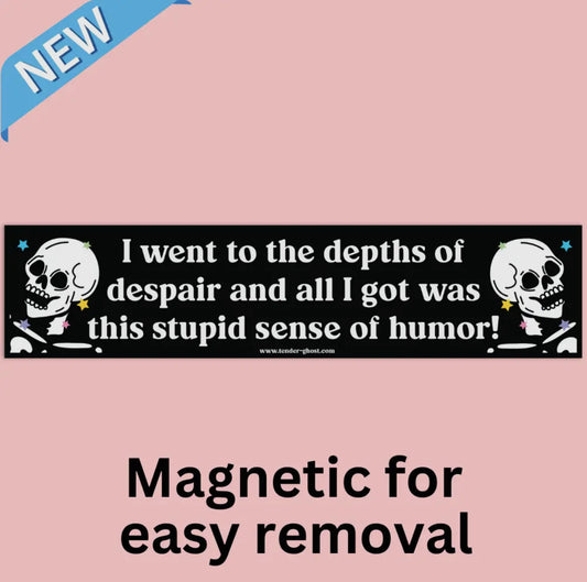 Tender Ghost • Depths of Despair Bumper Sticker Magnet