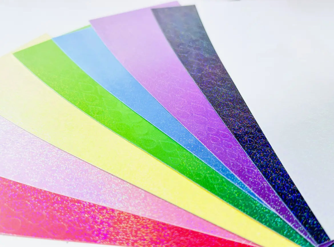 Borah Studio • Sticker Sheet, Heart Cut-Outs