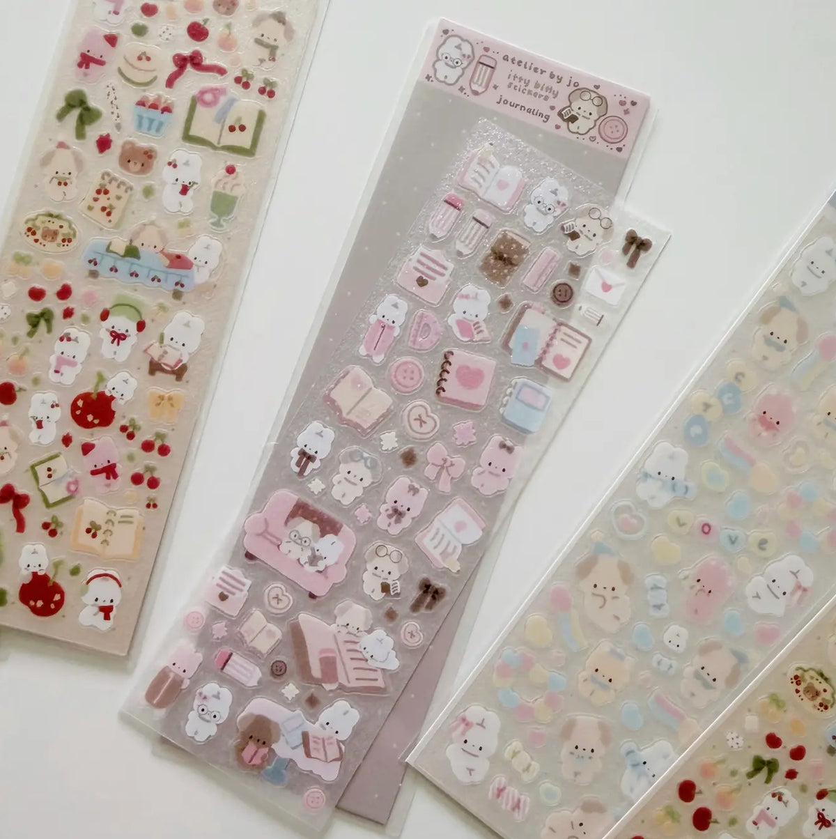 Atelier by Jo • Itty Bitty Pink Journaling Sticker Sheet