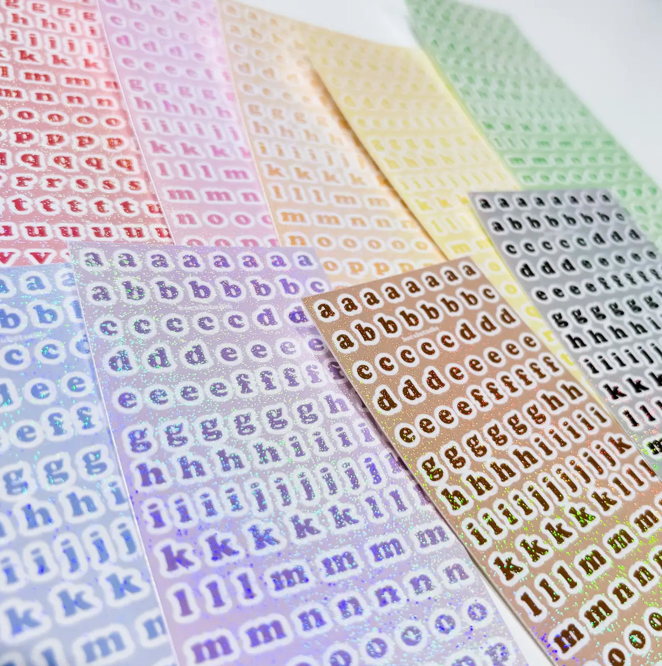 Borah Studio • Sticker Sheet, Alphabet ABC Deco