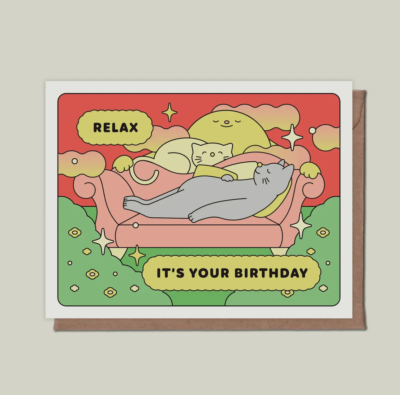 Épée Lapin Studio • Relax, it’s Your Birthday Greeting Card