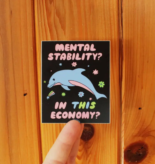 Tender Ghost • Mental Stability Vinyl Sticker