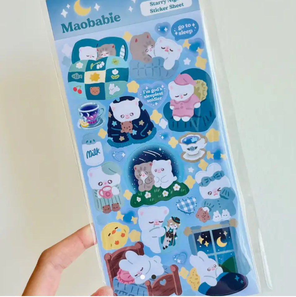 Maobabie • Starry Night Sticker Sheet