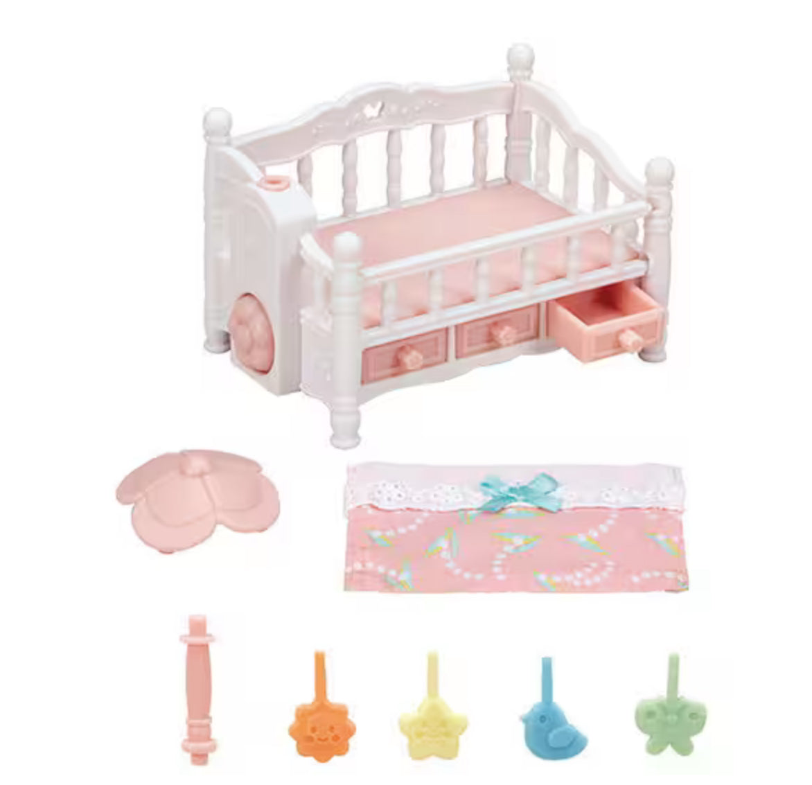 Calico Critters • Crib with Mobile