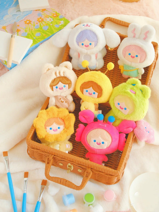 Rico • Cell Happy Fluffy Series Plushie KeyChain Blind Box