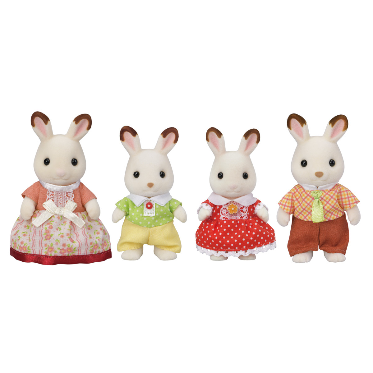 Calico Critters • Chocolate Rabbit Family Set