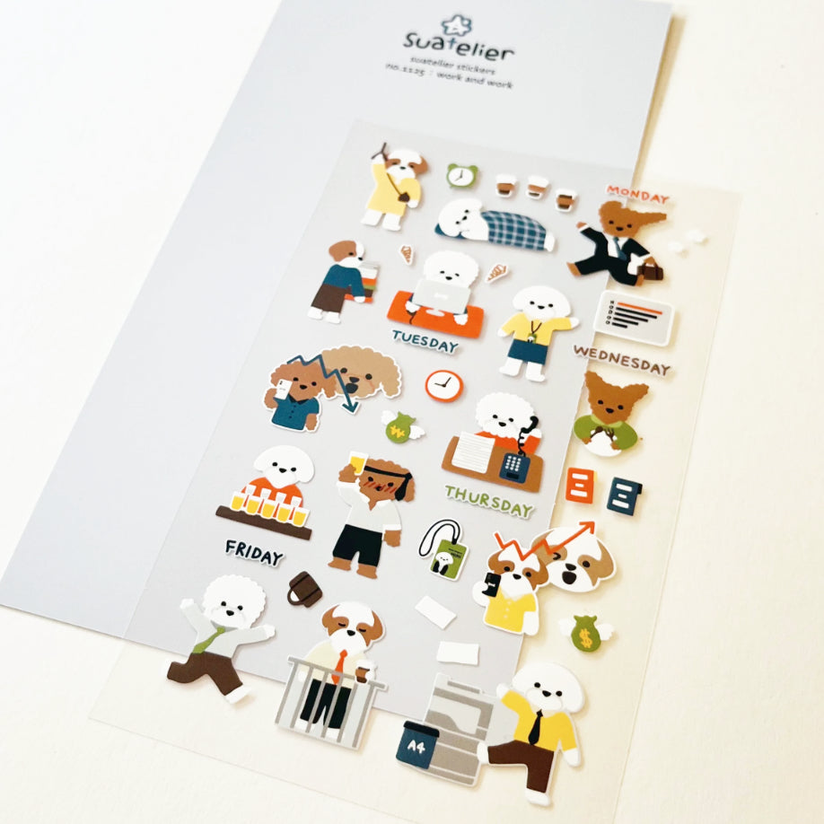Suatelier • Work and Work Deco Stickers