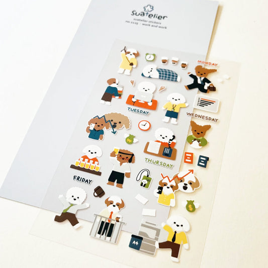 Suatelier • Work and Work Deco Stickers