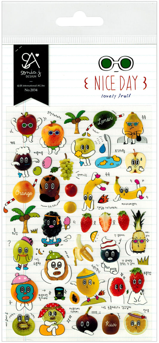 Sonia’s Design • Nice Day, Lovely Fruit Stickers