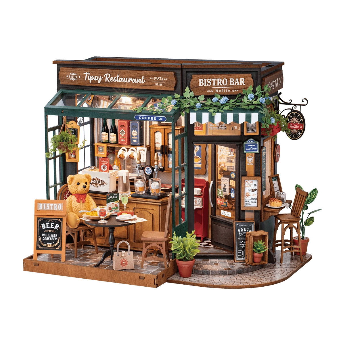 Rolife • Tipsy Restaurant DIY Miniature House Kit
