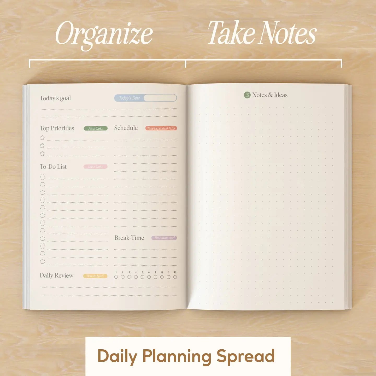 NotCoy • Daily Planner, It All Works Out