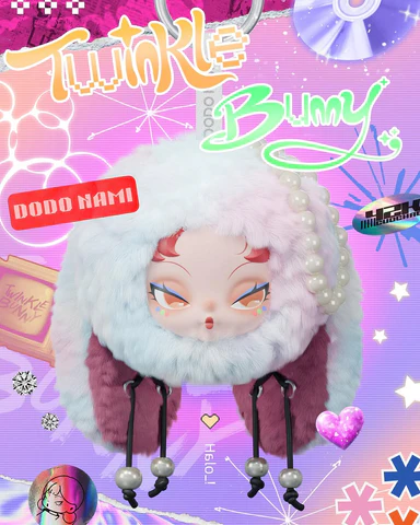 Nami • TwinkleBunny Series Plusie Keychain Blind Box, UNBOXED, Halo