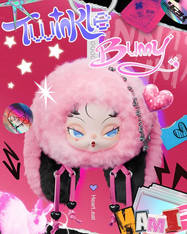 Nami • TwinkleBunny Series Plusie Keychain Blind Box, UNBOXED, Halo