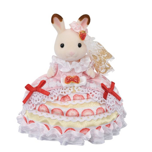 Calico Critters • Freya’s Birthday Celebration Strawberry Cake Dress