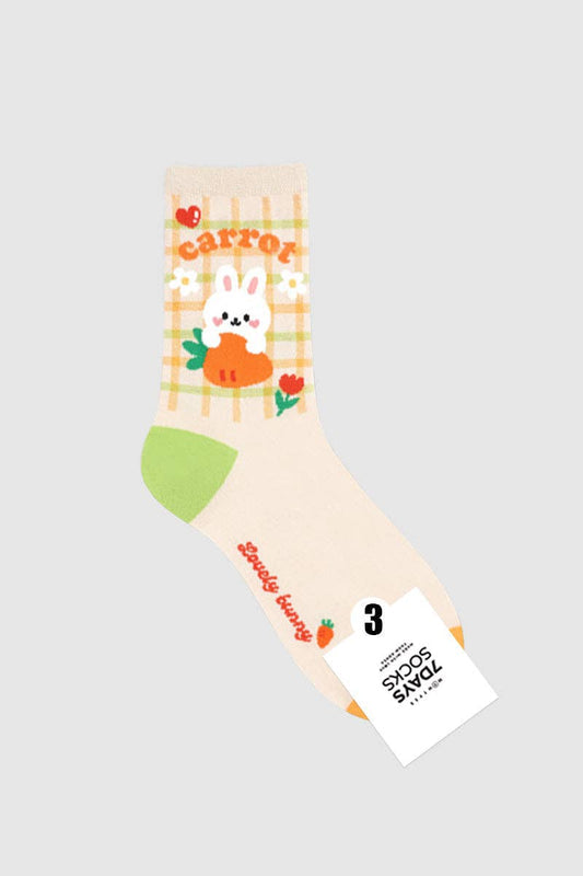 Women's Crew Lovely Bunny Socks
