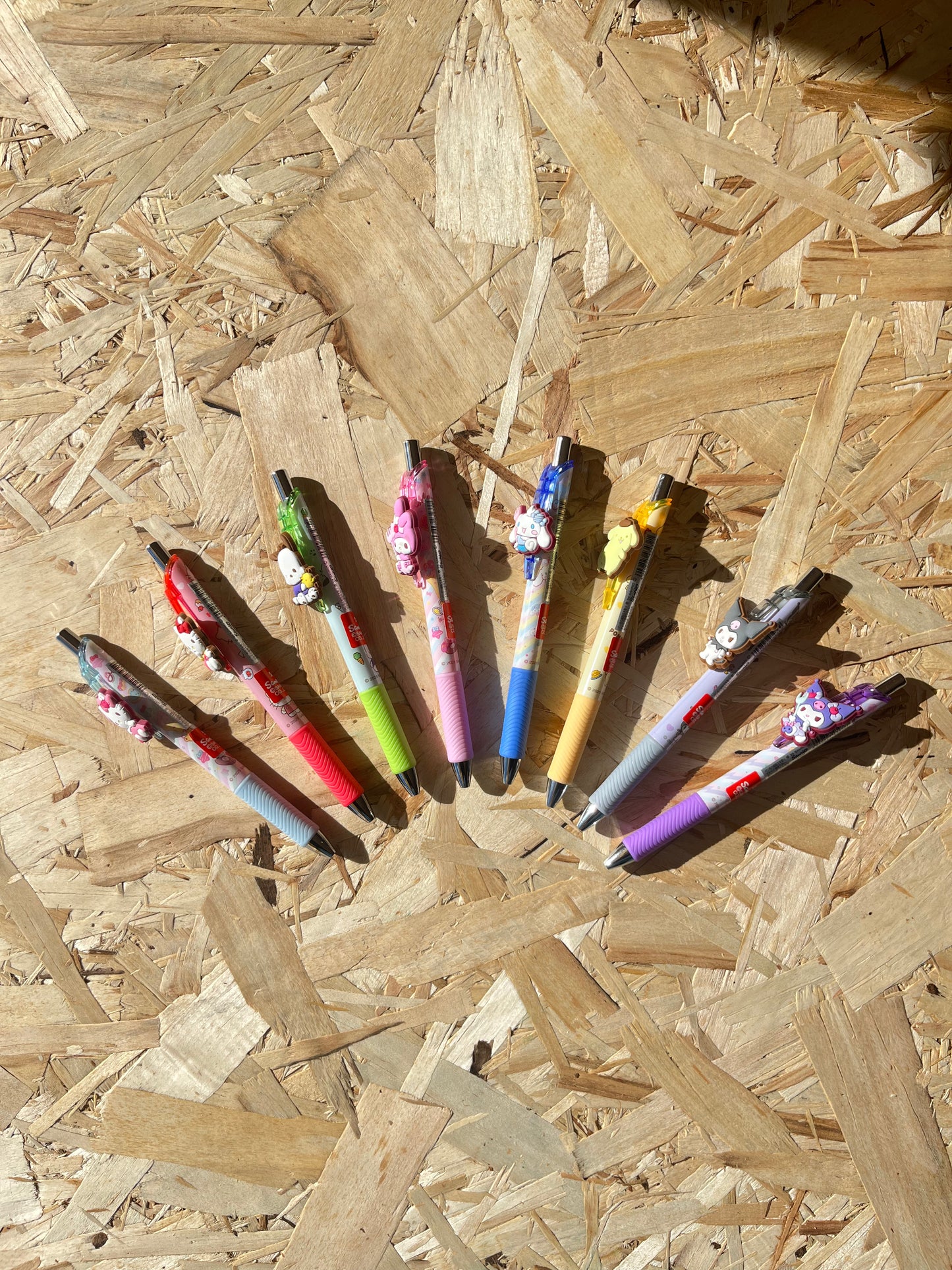 Sanrio • Character Gel Pens with Rubber Mascot