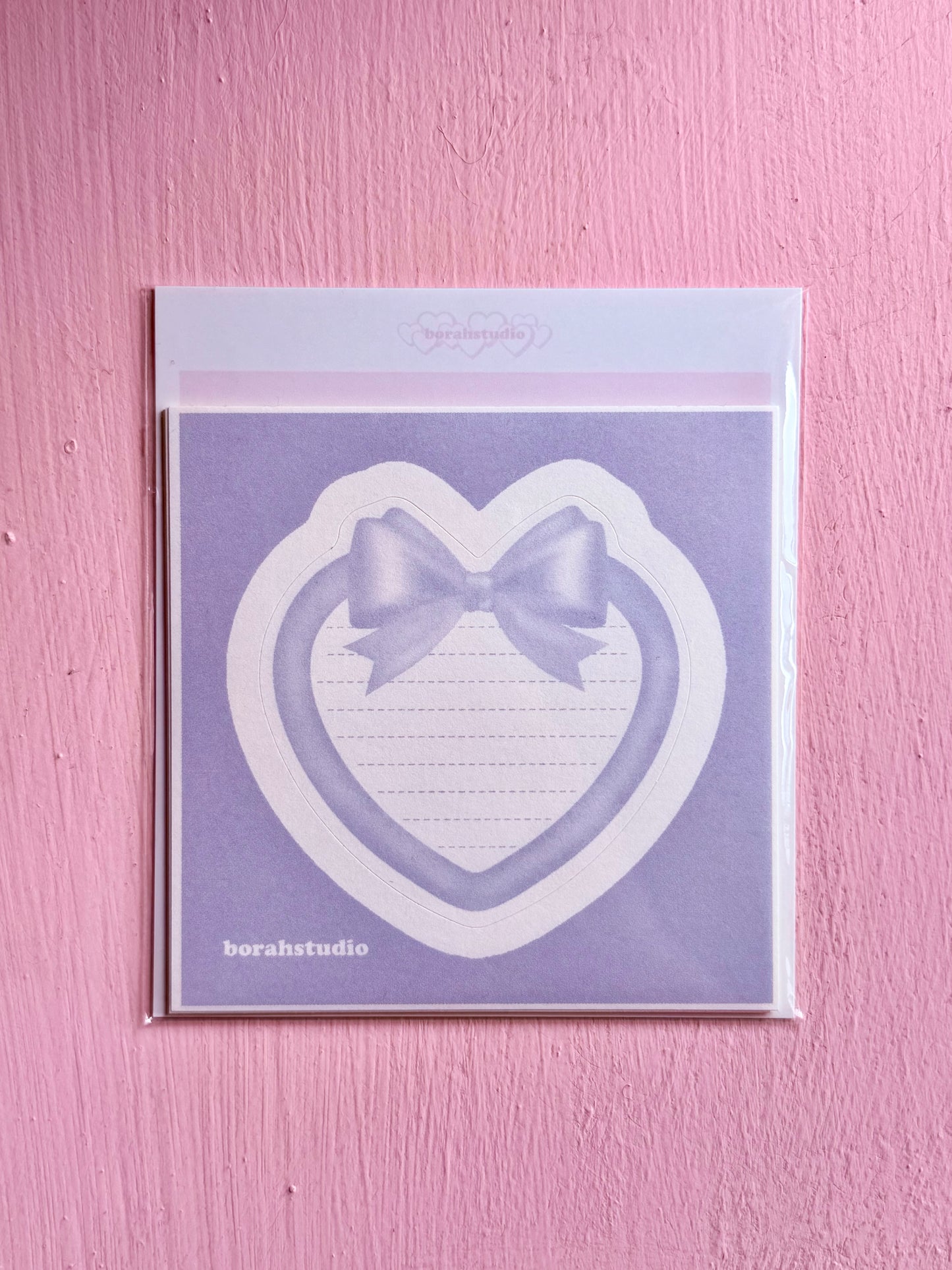 Borah Studio • Ribbon Frame Memo Sticker